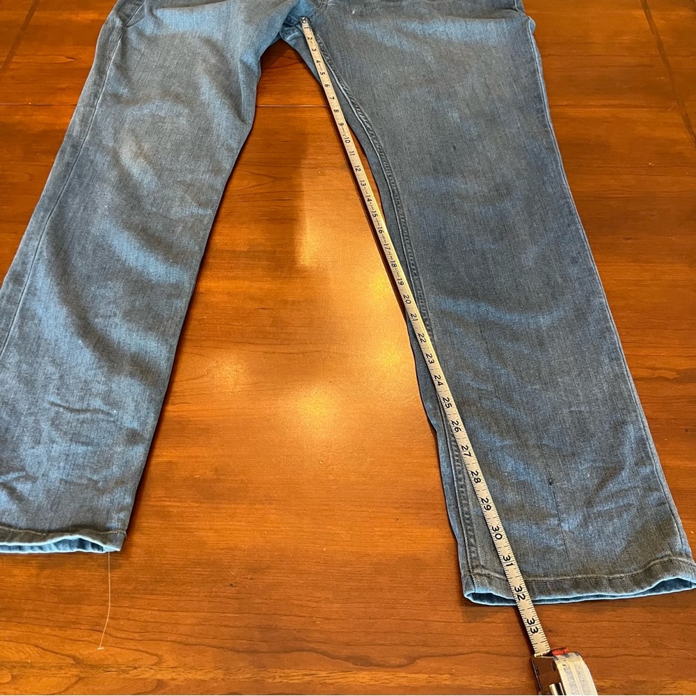 PAIGE Federal Men's Charcoal Gray Slim Straight Fit Cotton Jeans Size 36 - Picture 8 of 15